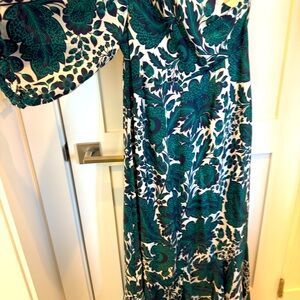 J Crew long one shoulder dress EUC.size 16